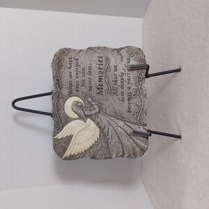 Memorial Angel Garden Stone With Stand